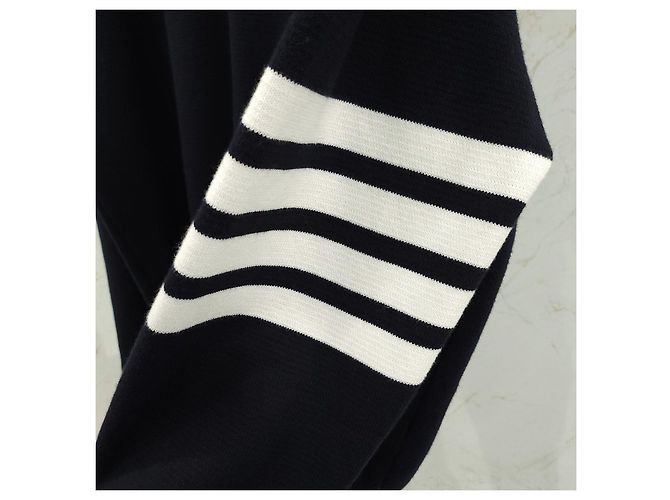 Thom Browne Milano Stitch V-Ausschnitt Strickpullover - Ansicht 12