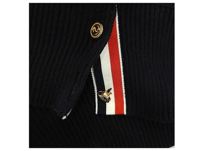 Thom Browne Milano Stitch V-Ausschnitt Strickpullover - Ansicht 6