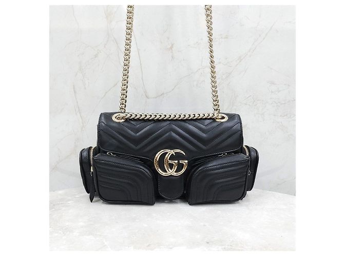 Gucci Borsa a tracolla GG Marmont Multi Pocket Small - vista 10