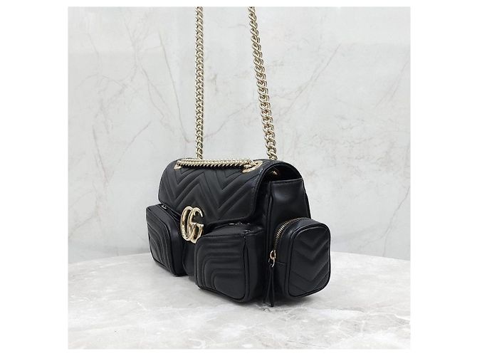 Gucci Borsa a tracolla GG Marmont Multi Pocket Small - vista 11