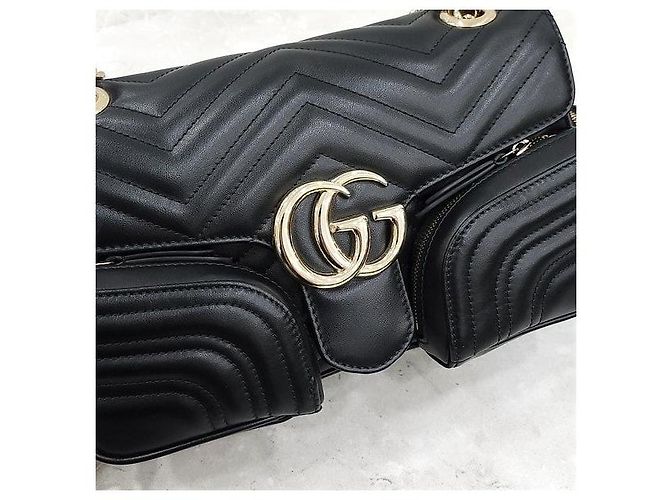 Gucci Borsa a tracolla GG Marmont Multi Pocket Small - vista 4