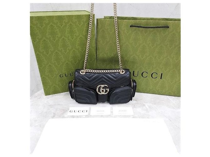 Gucci Borsa a tracolla GG Marmont Multi Pocket Small - vista 7