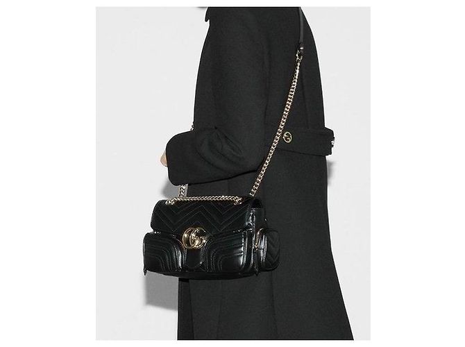 Gucci Borsa a tracolla GG Marmont Multi Pocket Small - vista 8
