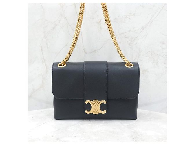 Céline Borsa a tracolla Triomphe Medium - vista 8