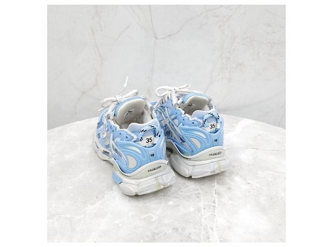 Balenciaga Sneakers Runner Blu da Donna - vista 10