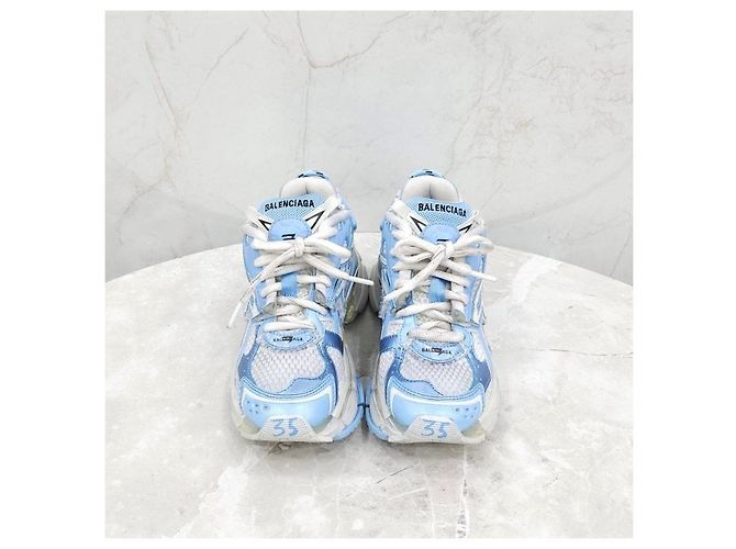 Balenciaga Sneakers Runner Blu da Donna - vista 8
