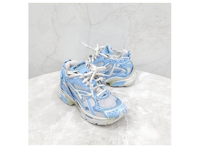 Balenciaga Sneakers Runner Blu da Donna - vista 9