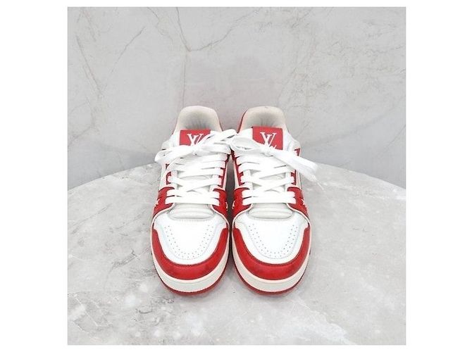 Louis Vuitton Red Monogram Trainer Sneaker - Ansicht 2