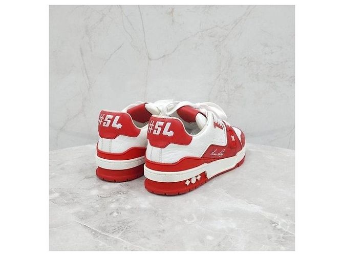 Louis Vuitton Red Monogram Trainer Sneaker - Ansicht 5