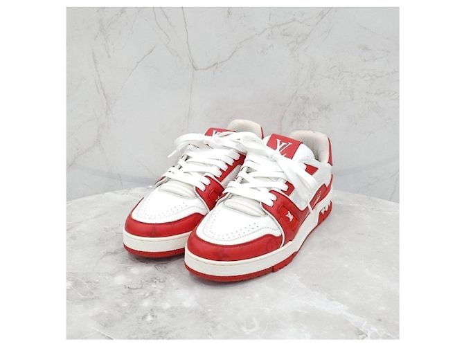 Louis Vuitton Red Monogram Trainer Sneaker - Ansicht 6