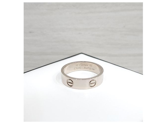 Cartier Classic Love Band Ring Weißgold Größe - Ansicht 10