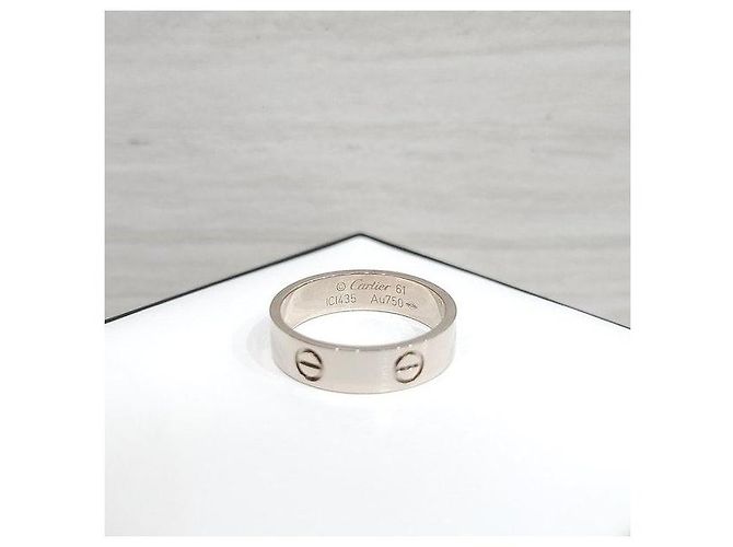 Cartier Classic Love Band Ring Weißgold Größe - Ansicht 4