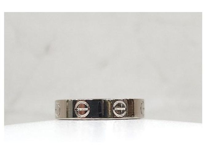 Cartier Love Ehering aus Weißgold mit Diamanten - Ansicht 2