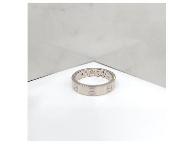Cartier Love Ehering aus Weißgold mit Diamanten - Ansicht 4