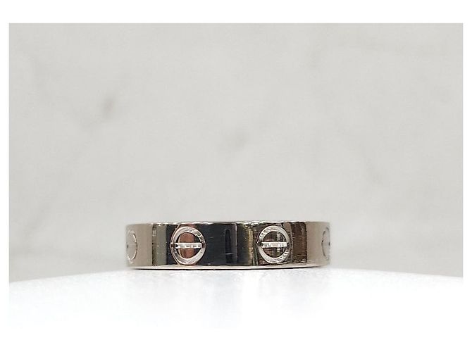 Cartier Love Ehering aus Weißgold mit Diamanten - Ansicht 8