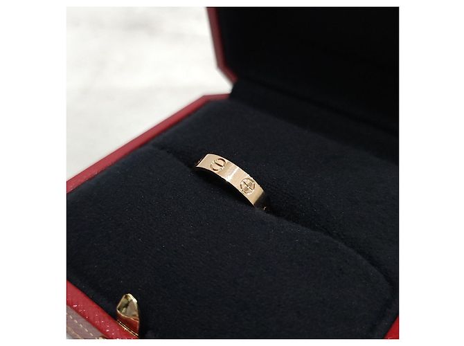 Cartier Anello Love Band Small Pink Gold - vista 11