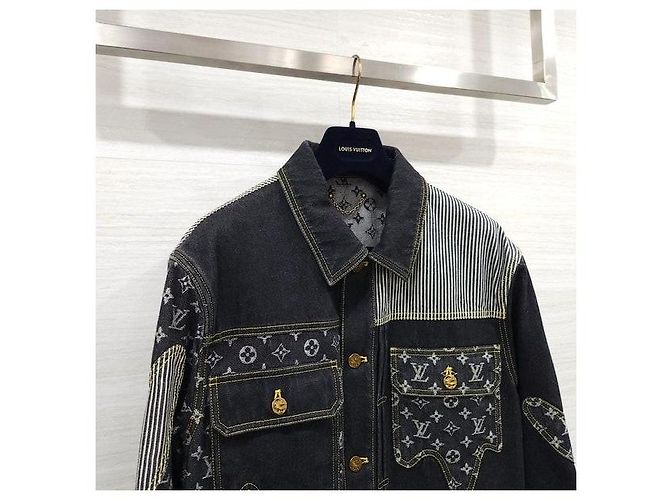 Louis Vuitton Nigo Monogram Crazy Denim Workwear Jacke - Ansicht 3