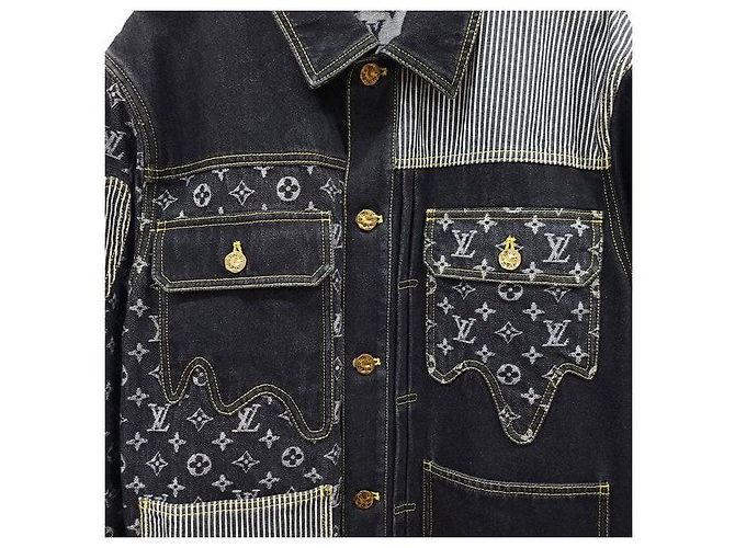 Louis Vuitton Nigo Monogram Crazy Denim Workwear Jacke - Ansicht 4