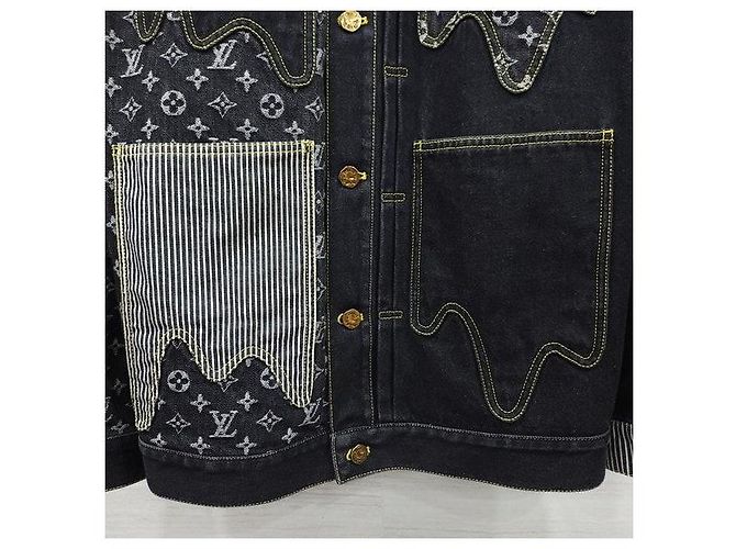 Louis Vuitton Nigo Monogram Crazy Denim Workwear Jacke - Ansicht 5