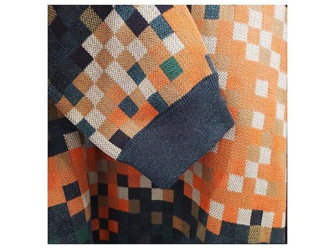 Louis Vuitton Jacquard-Strickpullover Rundhals Orange XL - Ansicht 5