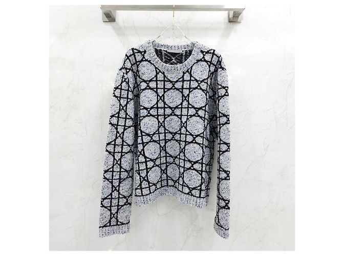 Dior Cannage Jacquard Kaschmir-Pullover XXL - Ansicht 6