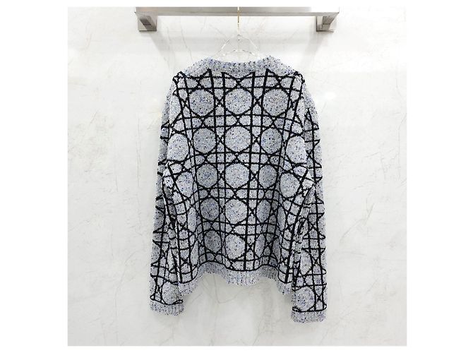 Dior Cannage Jacquard Kaschmir-Pullover XXL - Ansicht 7