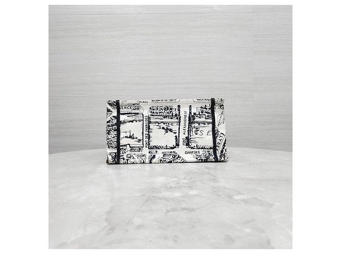 Dior Planned Paris Book Tote Small Tasche Weiß Schwarz - Ansicht 7