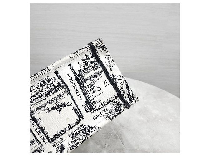 Dior Planned Paris Book Tote Small Tasche Weiß Schwarz - Ansicht 8