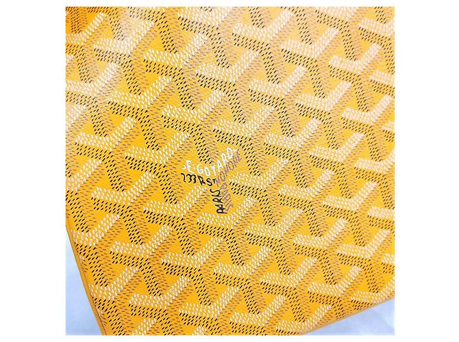 Goyard Clutch Sena MM Giallo Speciale - vista 10