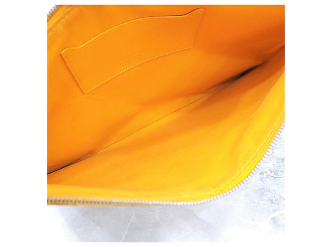 Goyard Clutch Sena MM Giallo Speciale - vista 12