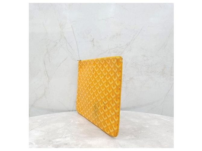 Goyard Clutch Sena MM Giallo Speciale - vista 2