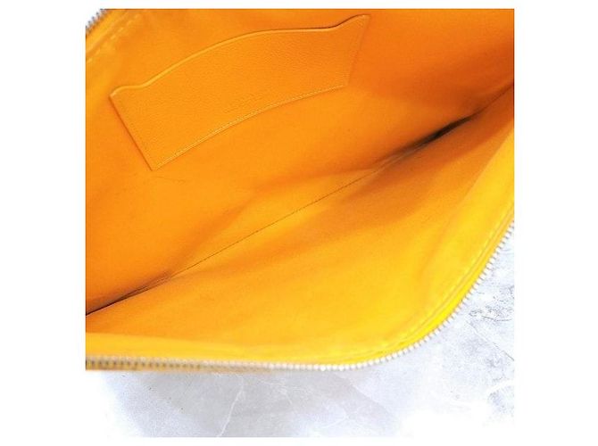 Goyard Clutch Sena MM Giallo Speciale - vista 6