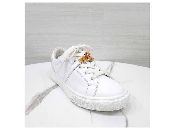Hermès Sneakers Day Kelly White - vista 12