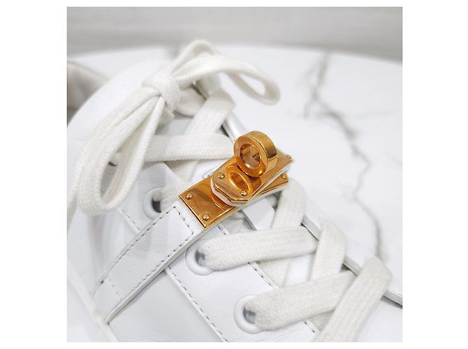 Hermès Sneakers Day Kelly White - vista 13