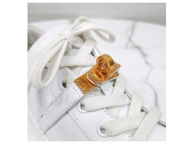 Hermès Sneakers Day Kelly White - vista 6