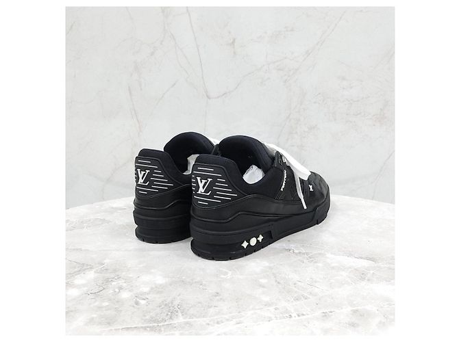 Sneakers Louis Vuitton Trainer in pelle - vista 11