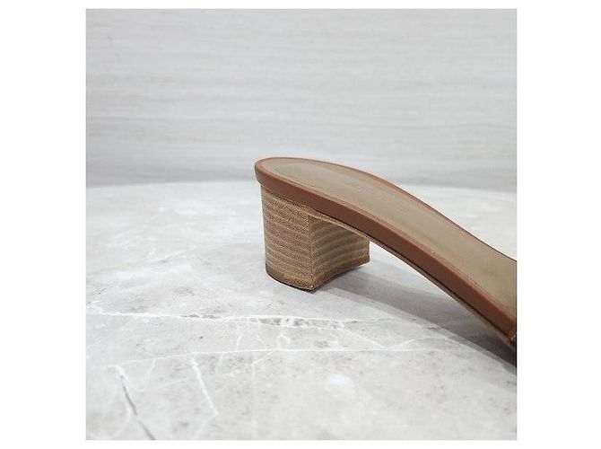 Hermès Oasis Sandalette mit Absatz Gold - Ansicht 6