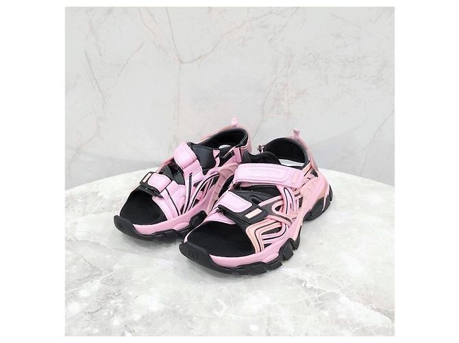 Balenciaga Sandali Track rosa da donna - vista 6