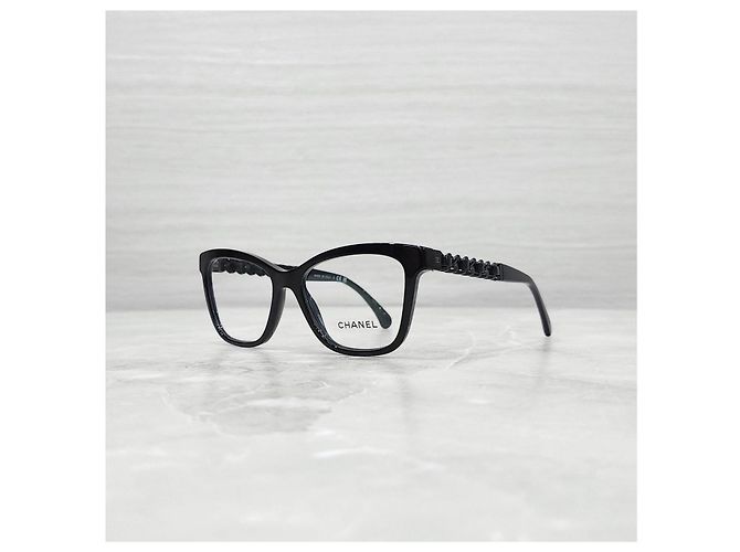 Chanel Acetatbrille mit quadratischem Rahmen - Ansicht 10