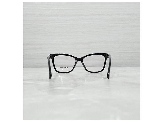 Chanel Acetatbrille mit quadratischem Rahmen - Ansicht 12