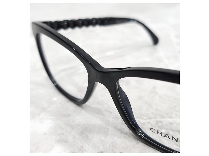 Chanel Acetatbrille mit quadratischem Rahmen - Ansicht 13