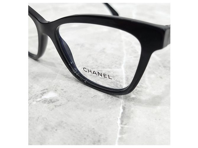 Chanel Acetatbrille mit quadratischem Rahmen - Ansicht 14