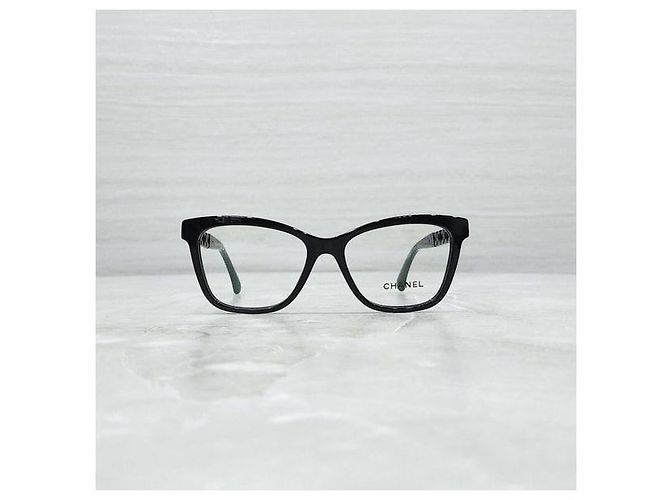 Chanel Acetatbrille mit quadratischem Rahmen - Ansicht 2