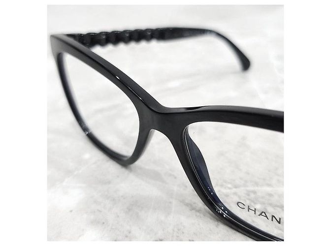 Chanel Acetatbrille mit quadratischem Rahmen - Ansicht 4