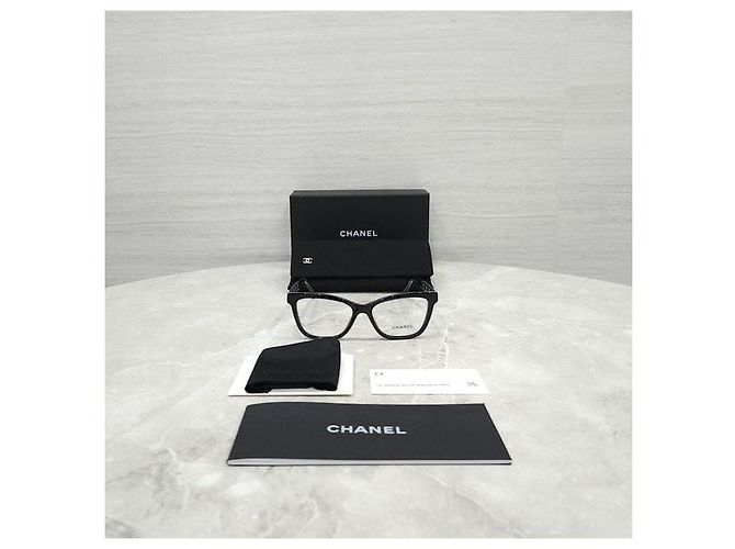 Chanel Acetatbrille mit quadratischem Rahmen - Ansicht 9