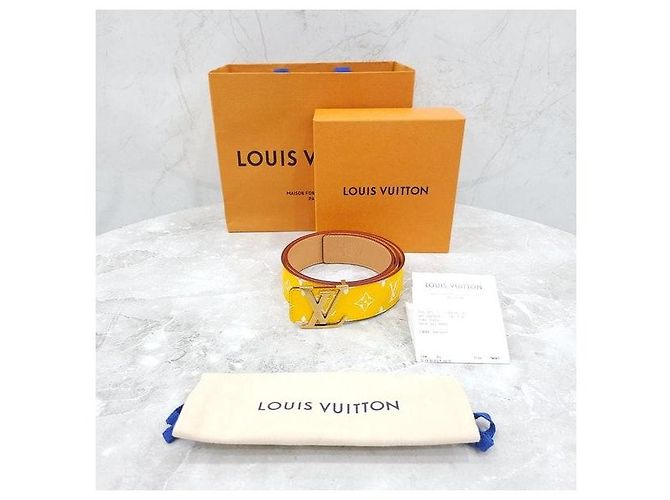 Louis Vuitton Wendegürtel Gelb - Ansicht 8