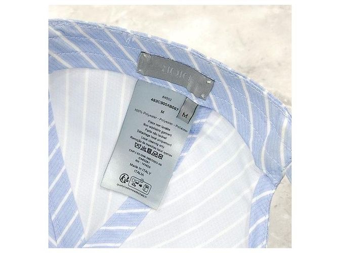 Cappellino Baseball Dior Stripe Verde - vista 7