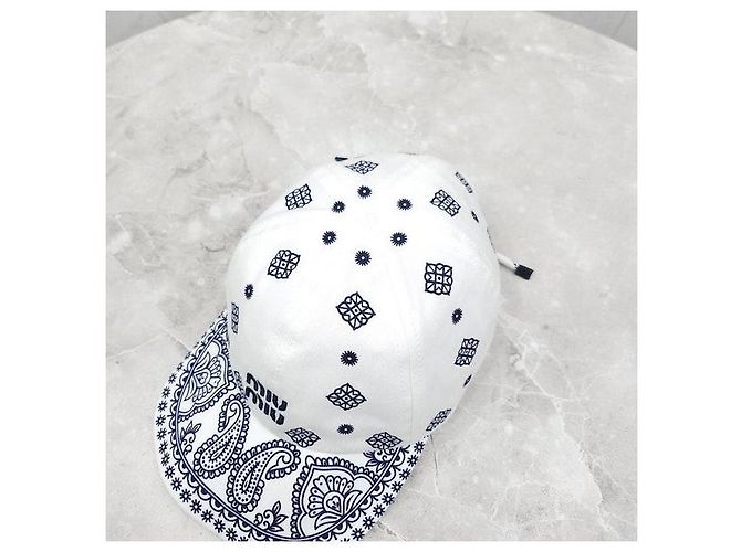 Miu Miu Paisley-Baseball-Cappy mit Kordel - Ansicht 4