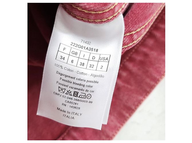 Dior Rosa Denim-Weste - Ansicht 10