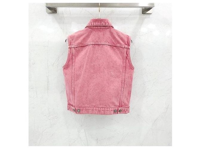 Dior Rosa Denim-Weste - Ansicht 2